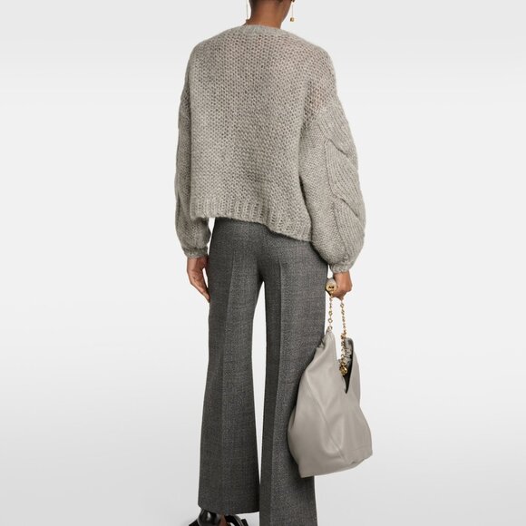 Loewe Anagram open-knit mohair-blend sweater - Picture 2 of 13